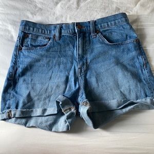 Madewell denim shorts size 28